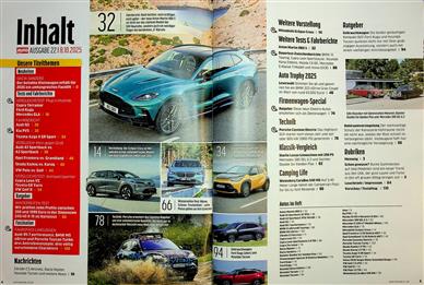 Auto Zeitung Inhaltsverzeichnis