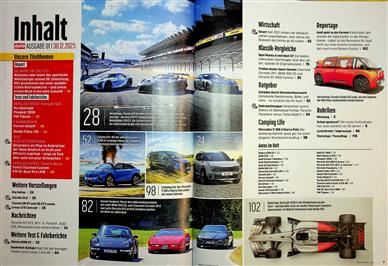 Auto Zeitung Inhaltsverzeichnis