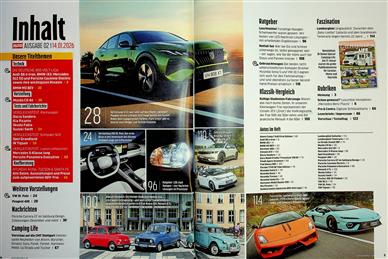 Auto Zeitung Inhaltsverzeichnis
