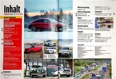 Auto Zeitung Inhaltsverzeichnis