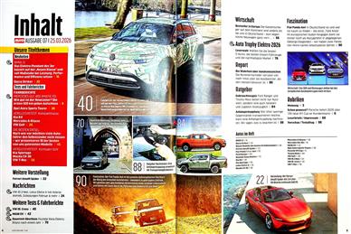 Auto Zeitung Inhaltsverzeichnis