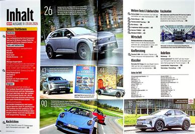 Auto Zeitung Inhaltsverzeichnis