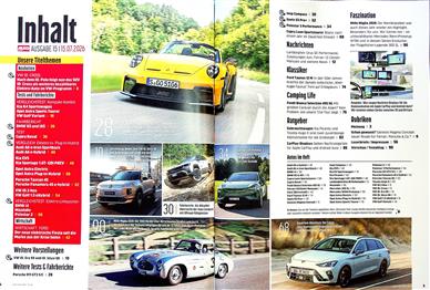 Auto Zeitung Inhaltsverzeichnis