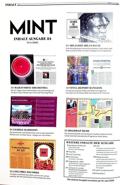 Mint Magazin Inhaltsverzeichnis
