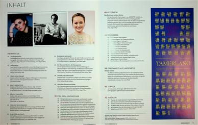 Opernwelt Inhaltsverzeichnis