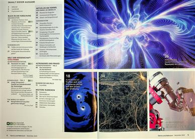 Sterne und Weltraum Inhaltsverzeichnis