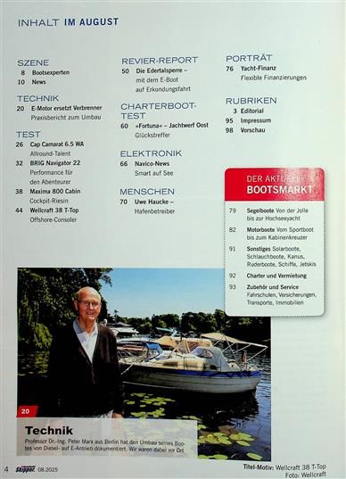 Skipper Bootshandel Inhaltsverzeichnis