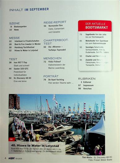 Skipper Bootshandel Inhaltsverzeichnis