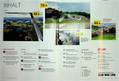 Flieger Magazin Inhaltsverzeichnis