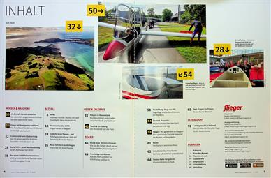 Flieger Magazin Inhaltsverzeichnis