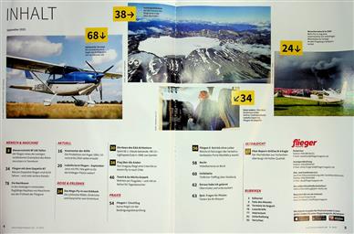 Flieger Magazin Inhaltsverzeichnis