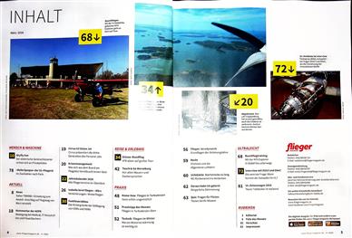 Flieger Magazin Inhaltsverzeichnis