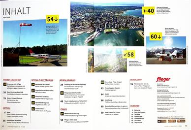 Flieger Magazin Inhaltsverzeichnis