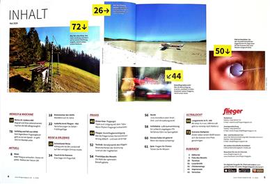 Flieger Magazin Inhaltsverzeichnis