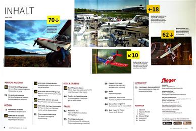 Flieger Magazin Inhaltsverzeichnis