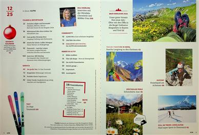Alpin Inhaltsverzeichnis