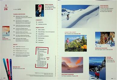 Alpin Inhaltsverzeichnis
