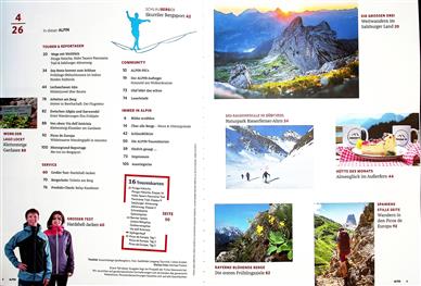 Alpin Inhaltsverzeichnis