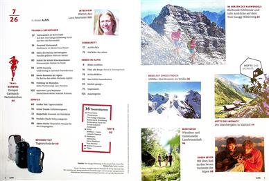 Alpin Inhaltsverzeichnis
