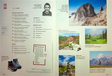 Alpin Inhaltsverzeichnis