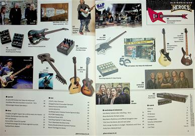 Gitarre & Bass Inhaltsverzeichnis