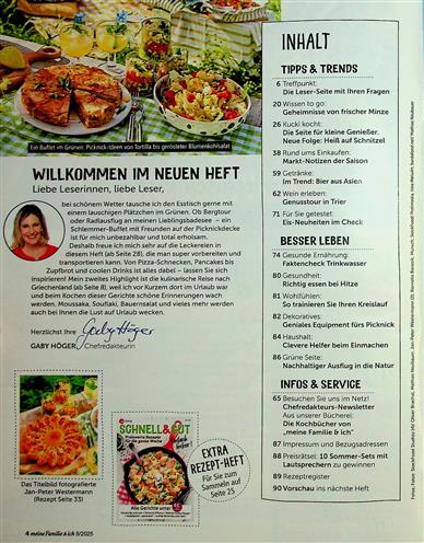 meine Familie & ich Inhaltsverzeichnis