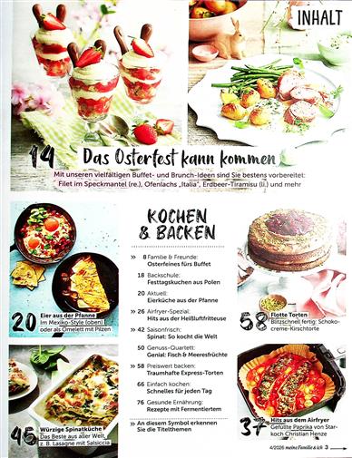 meine Familie & ich Inhaltsverzeichnis