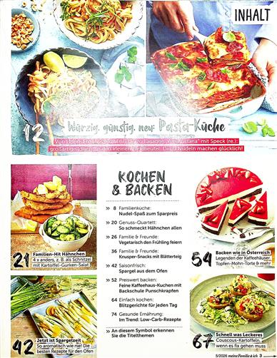 meine Familie & ich Inhaltsverzeichnis