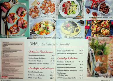 Rezepte mit Pfiff Inhaltsverzeichnis