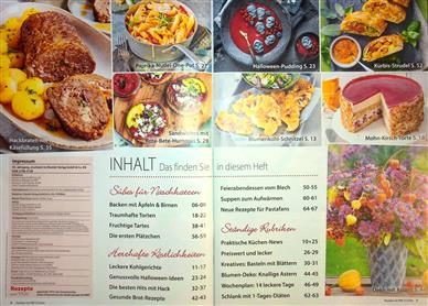 Rezepte mit Pfiff Inhaltsverzeichnis