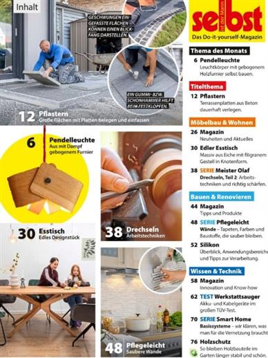 Selbst ist der Mann Inhaltsverzeichnis