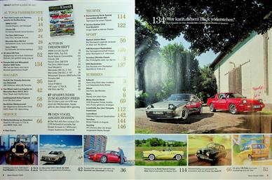 Motor Klassik Inhaltsverzeichnis
