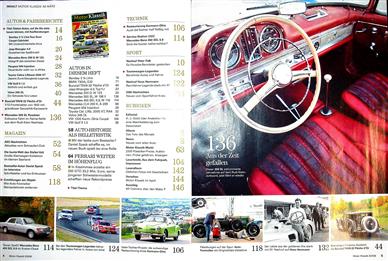 Motor Klassik Inhaltsverzeichnis