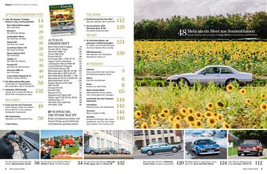 Motor Klassik Inhaltsverzeichnis