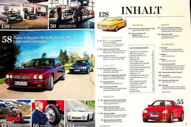 Motor Klassik Inhaltsverzeichnis