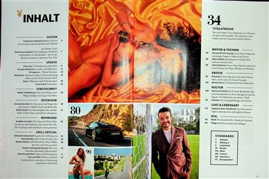 Playboy Inhaltsverzeichnis
