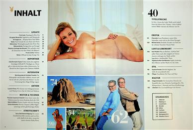 Playboy Inhaltsverzeichnis