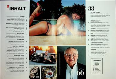 Playboy Inhaltsverzeichnis