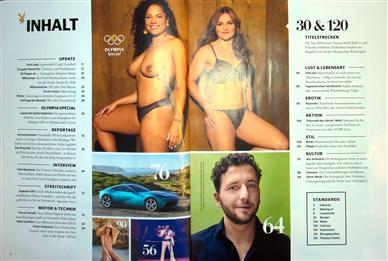 Playboy Inhaltsverzeichnis