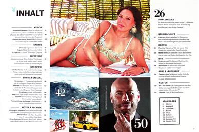 Playboy Inhaltsverzeichnis