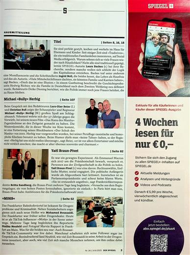 Der Spiegel Inhaltsverzeichnis