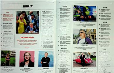 Der Spiegel Inhaltsverzeichnis