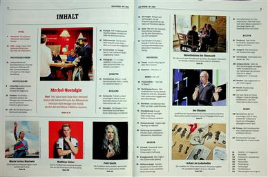 Der Spiegel Inhaltsverzeichnis