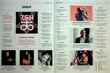 Der Spiegel Inhaltsverzeichnis