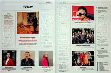 Der Spiegel Inhaltsverzeichnis