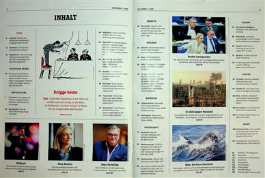 Der Spiegel Inhaltsverzeichnis