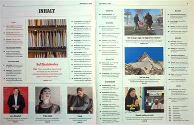 Der Spiegel Inhaltsverzeichnis
