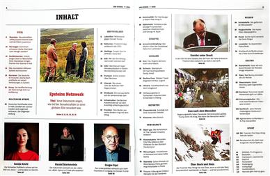 Der Spiegel Inhaltsverzeichnis