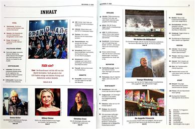 Der Spiegel Inhaltsverzeichnis