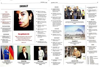 Der Spiegel Inhaltsverzeichnis